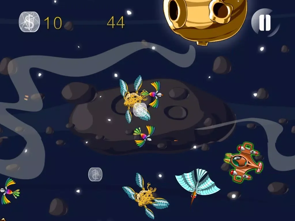 Tangkapan skrin Alien Birds: Space Wars Free iPad 